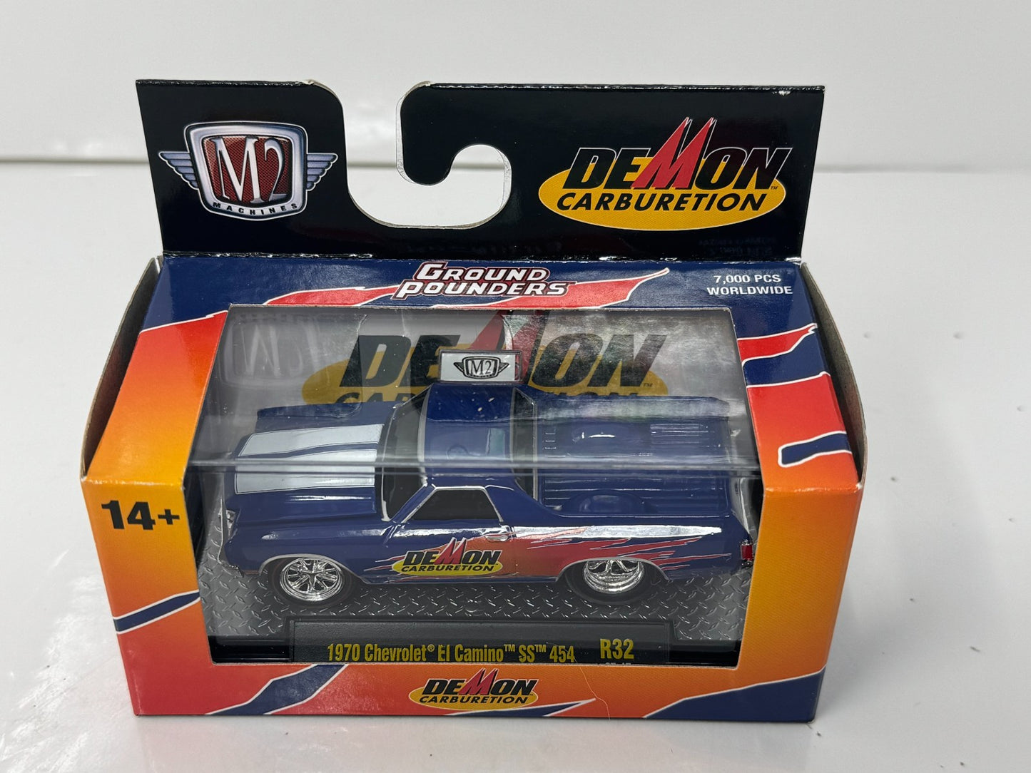 M2 Machines Ground Pounders 1970 Chevrolet El Camino SS 454 1:64 Diecast