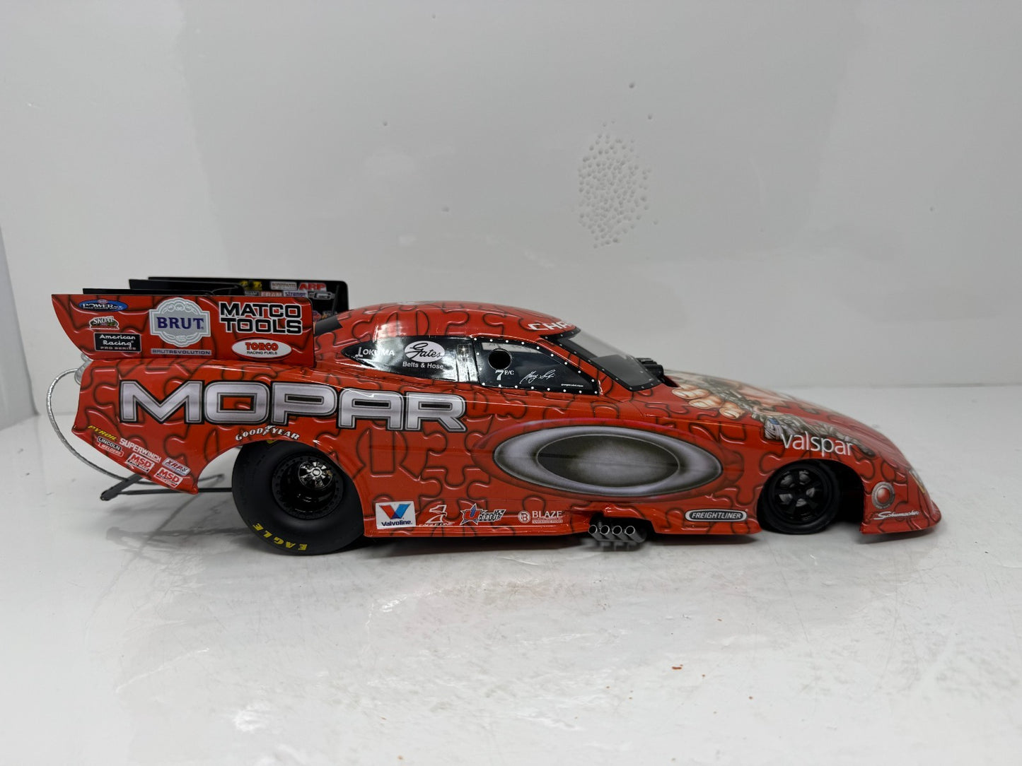Milestone Gary Scelzi NHRA Mopar Oakley Dodge Charger Funny Car 1:16 Scale