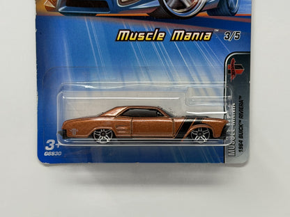 Hot Wheels Muscle Mania 1964 Buick Riviera 1:64 Diecast Copper V1