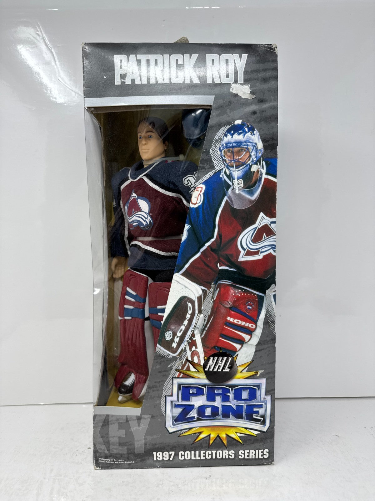 Playmates NHL Pro Zone Patrick Roy Colorado Avalanche 12" Inch Hockey Figure