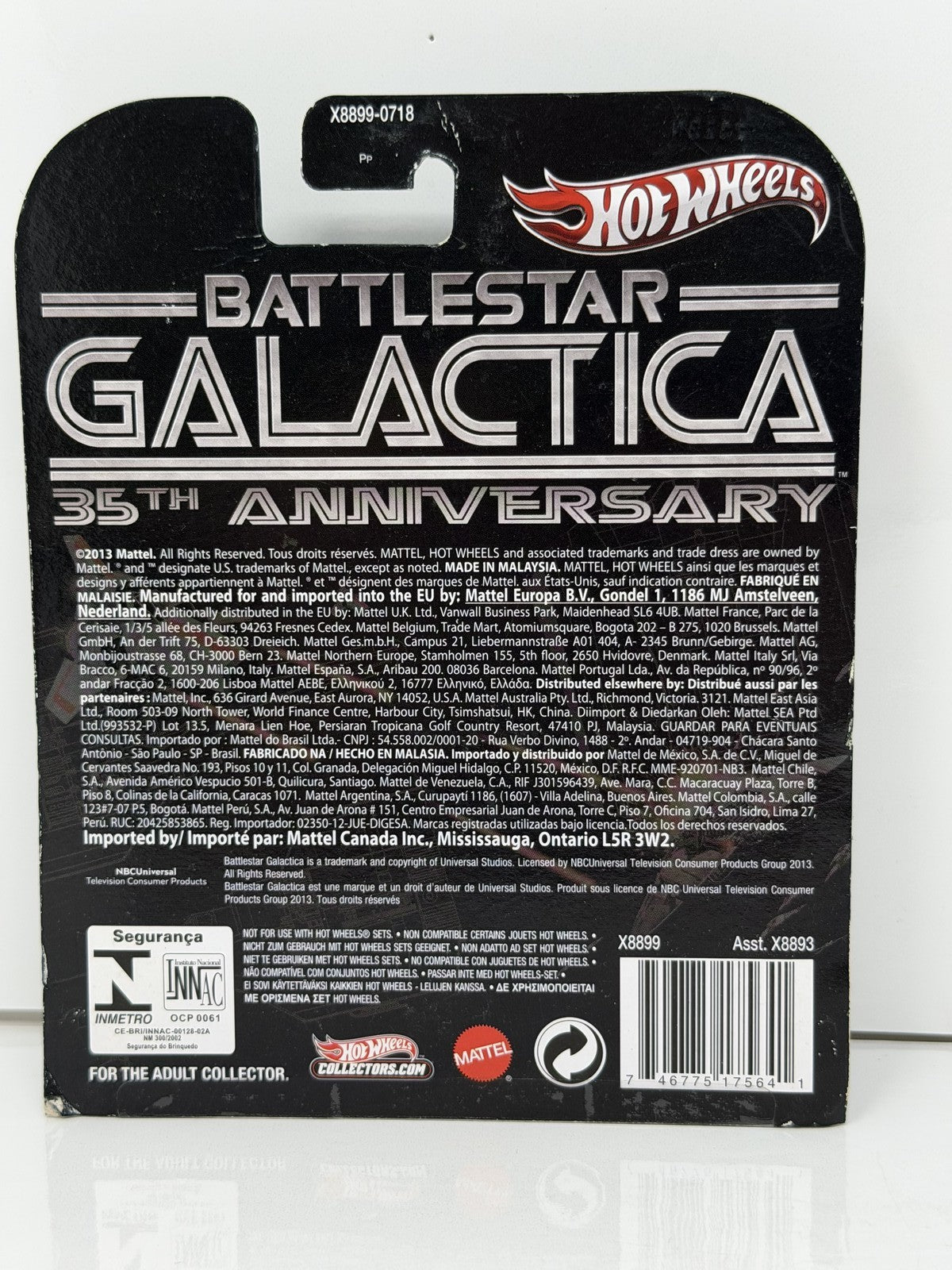 Hot Wheels Retro Entertainment Battlestar Galactica Cylon Raider 1:64 Diecast