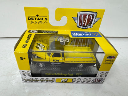 M2 Machines 1969 Ford F-100 Ranger Truck Moon Eyes 1:64 Diecast