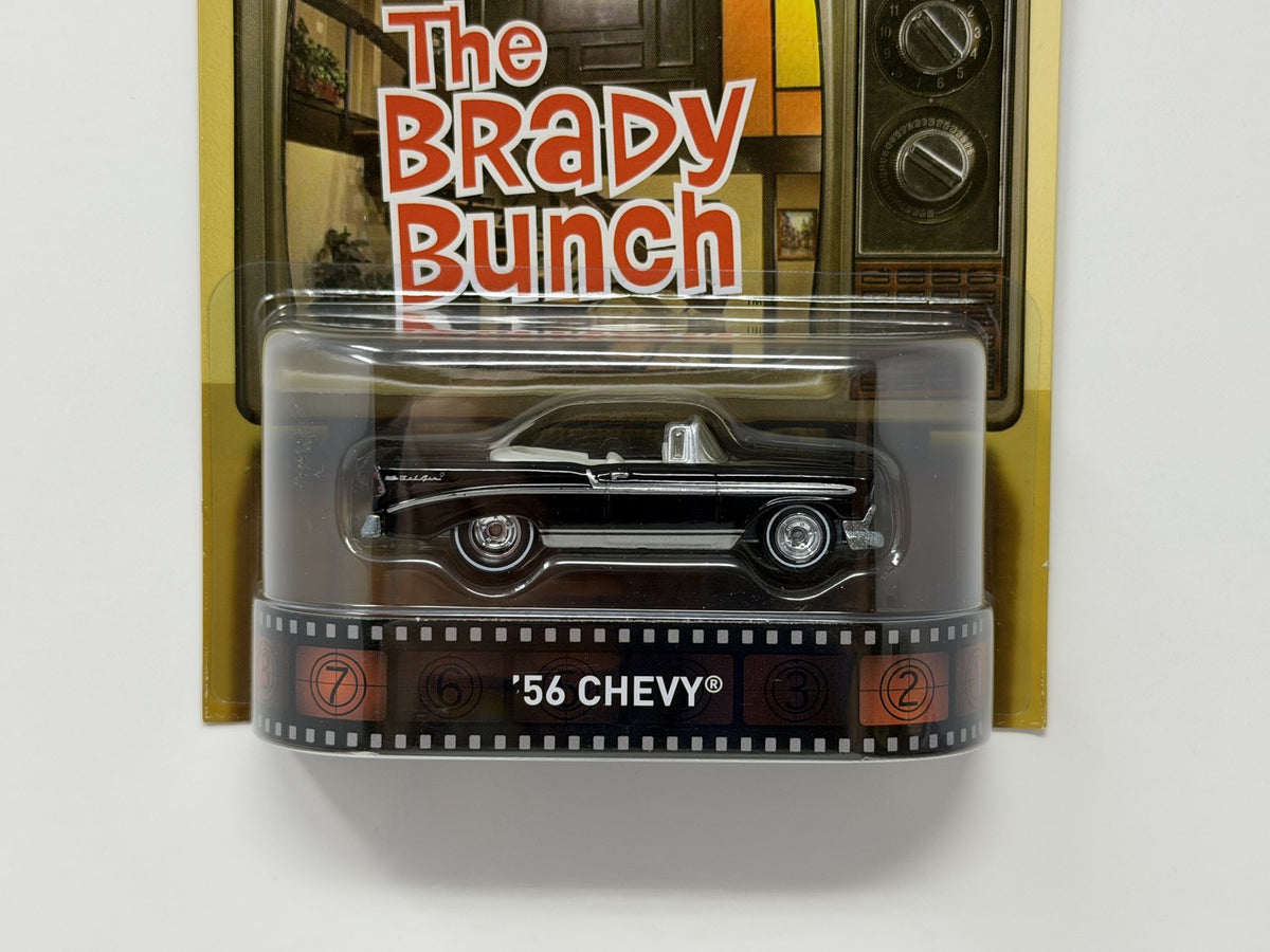 Hot Wheels Retro Entertainment Brady Bunch 1956 Chevy 1:64 Diecast Black