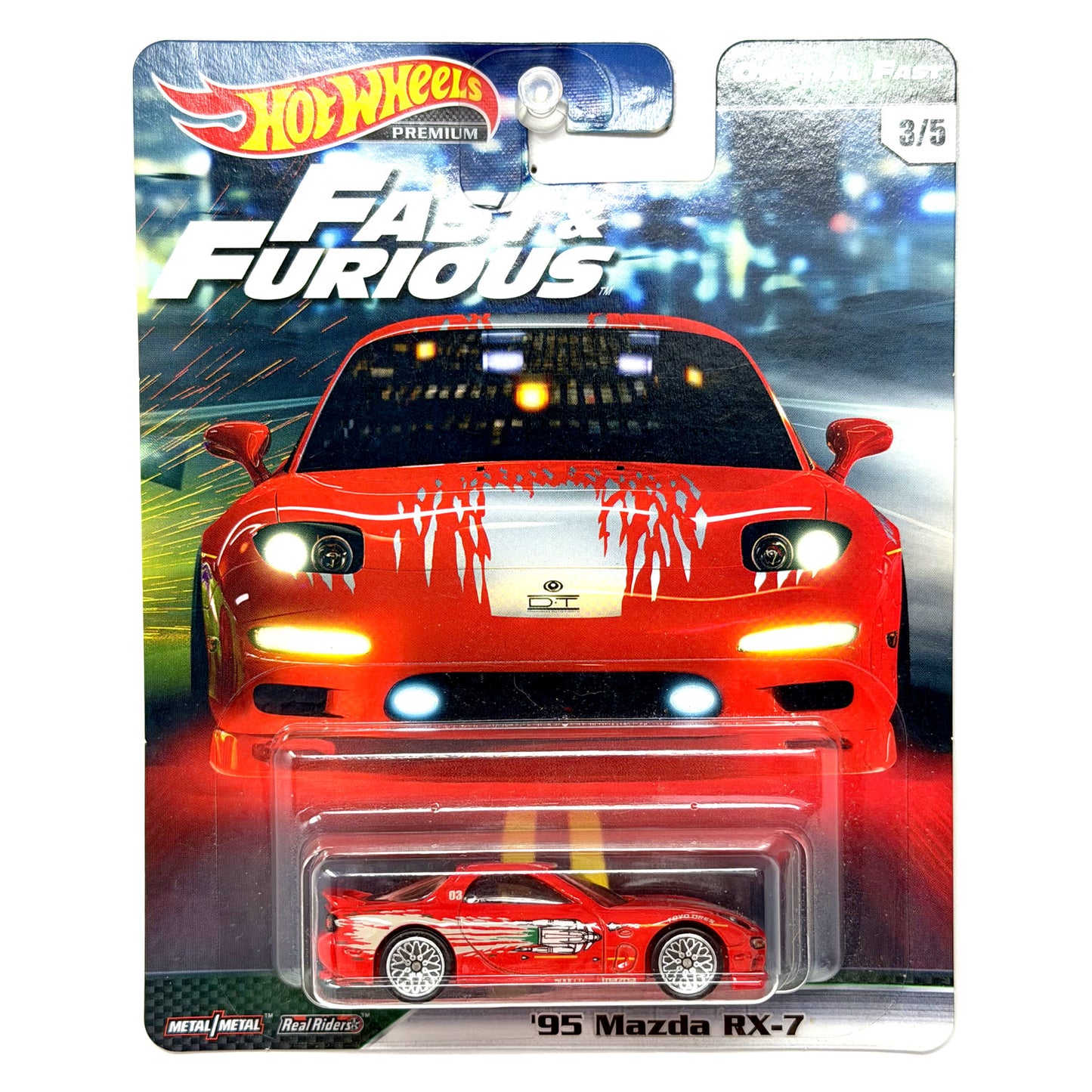 Hot Wheels Premium Fast & Furious Original Fast 1995 Mazda RX-7 1:64 Diecast