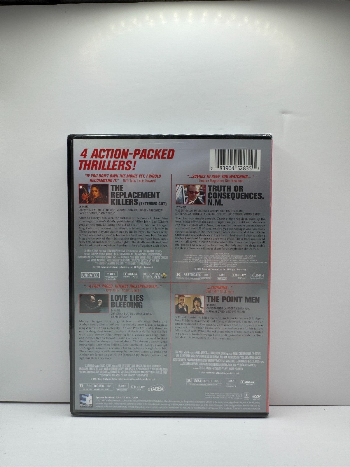 Hollywood Hits 4 Movie Collection (DVD) Movie Collection Sealed