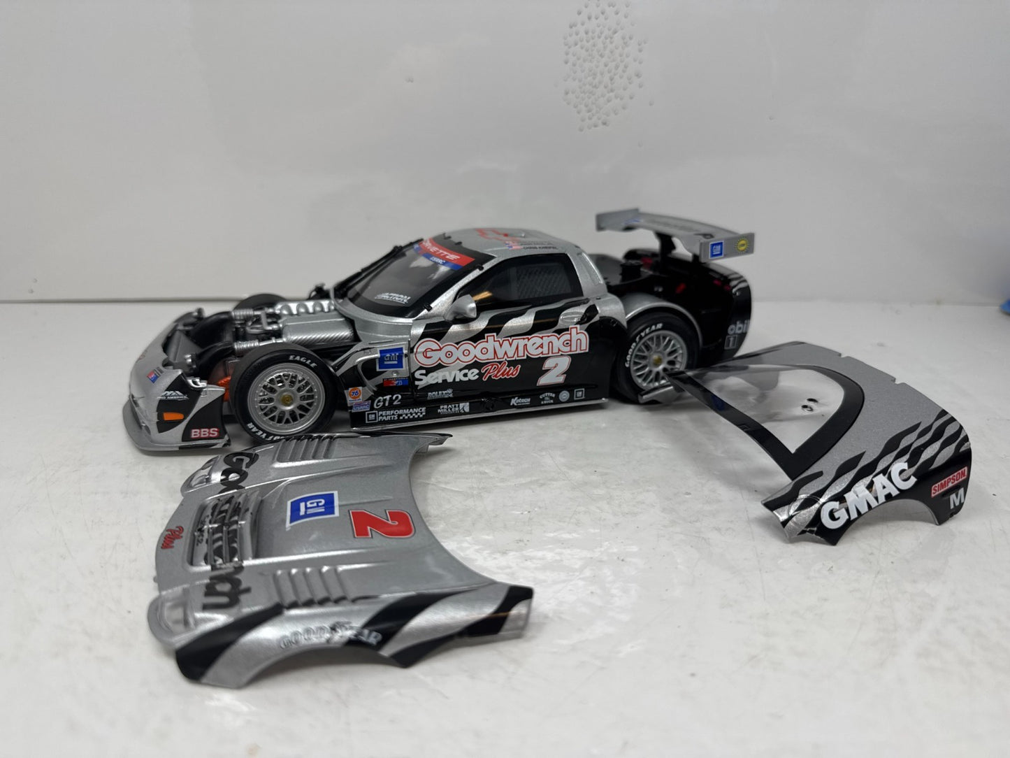 Action Racing #2 Ron Fellows GM Goodwrench 1999 Corvette C5R 1:18 Diecast