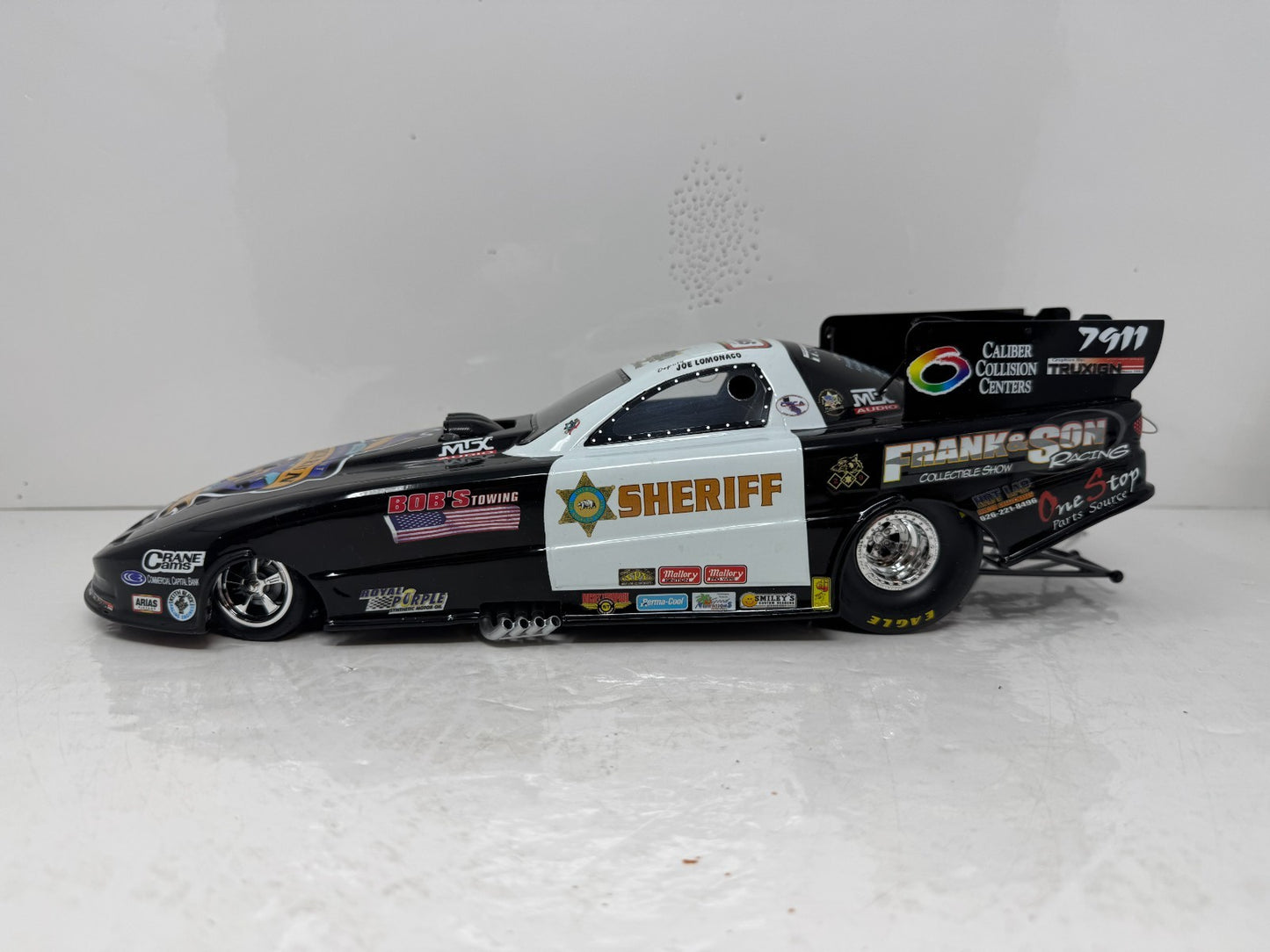 Milestone Joe Lomonaco NHRA LASD Los Angeles County Sheriff Funny Car 1:16 Scale