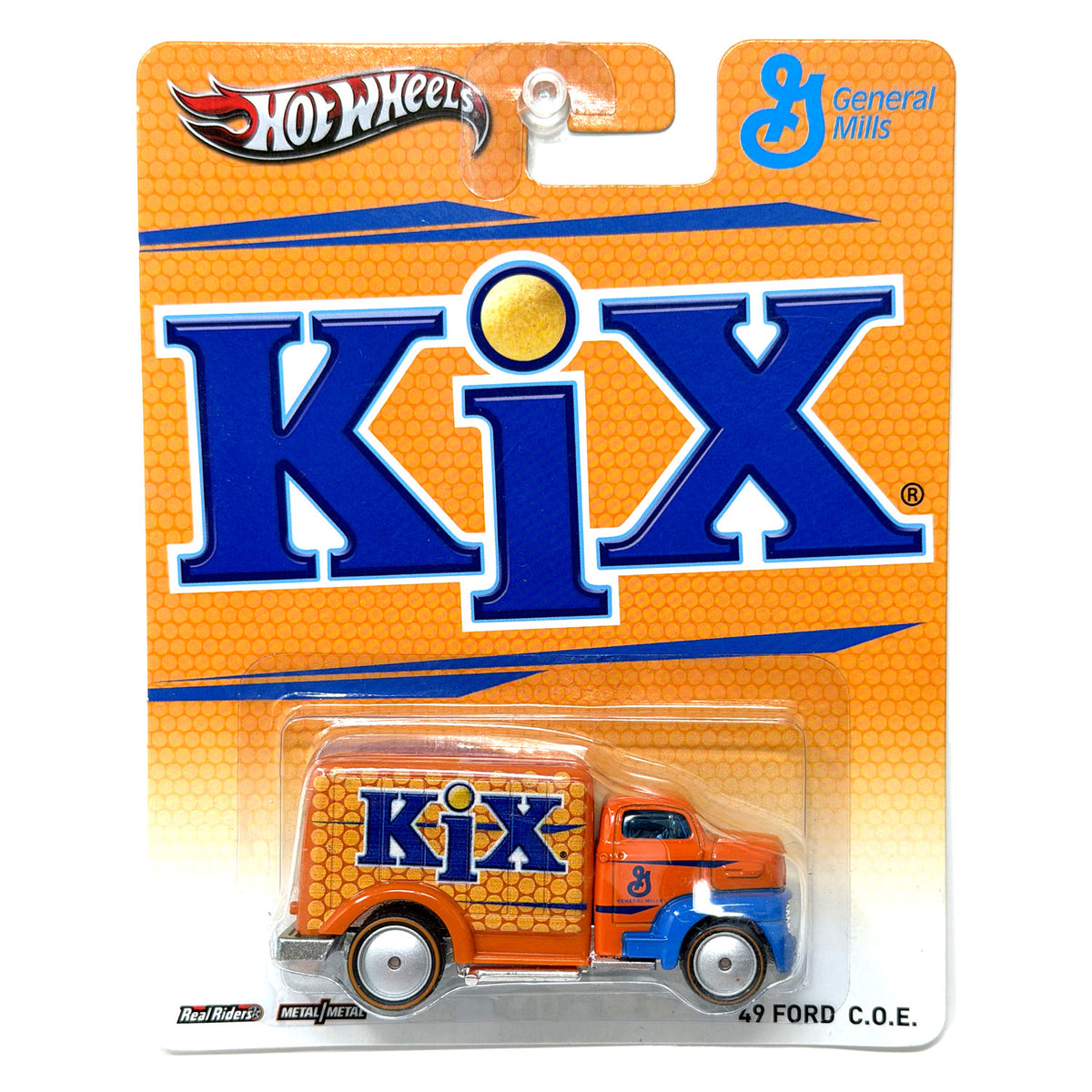 Hot Wheels Kix 1949 Ford C.O.E. 1:64 Diecast Real Riders
