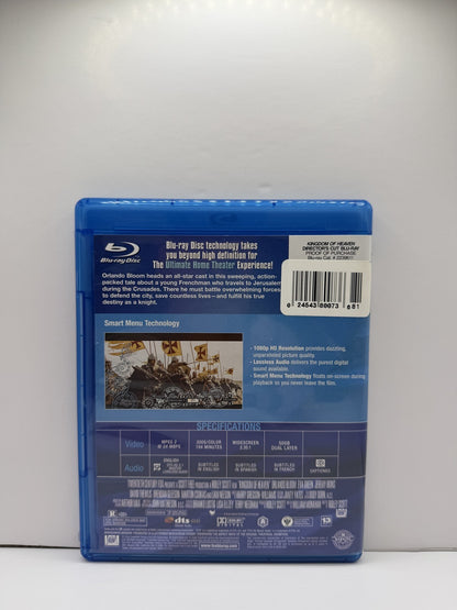 Kingdom of Heaven Director's Cut (Blu-ray) Orlando Bloom Historical Epic