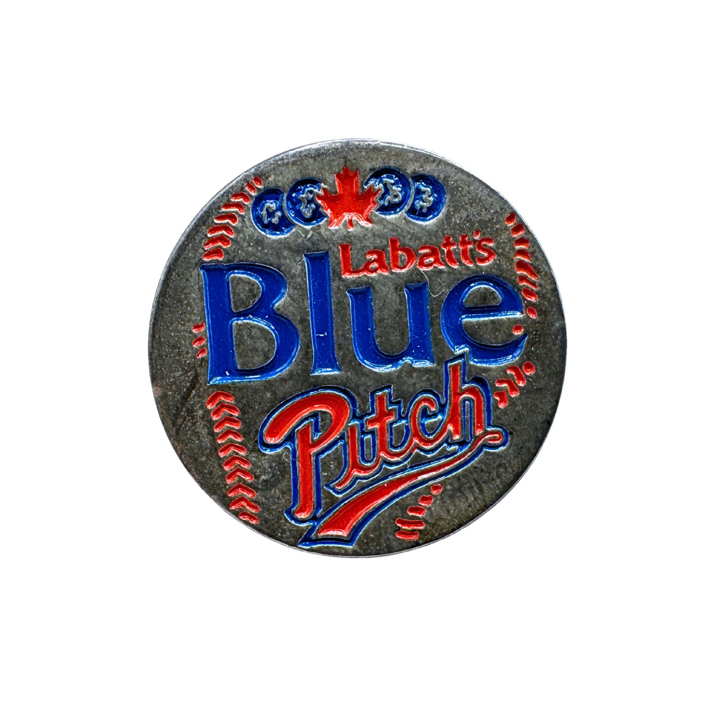 Labatt's Blue Slow Pitch Softball Lapel Pin