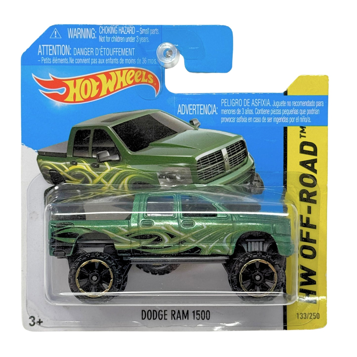 Hot Wheels Off-Road Dodge Ram 1500 1:64 Diecast Short Card