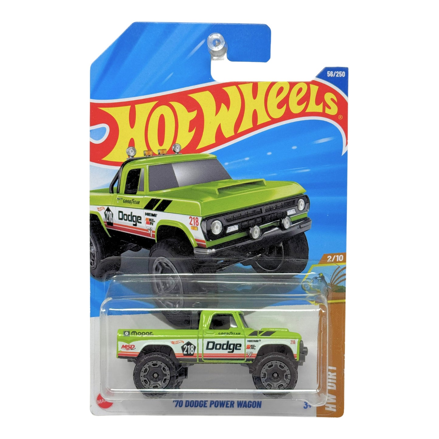 Hot Wheels Dirt 1970 Dodge Power Wagon 1:64 Diecast