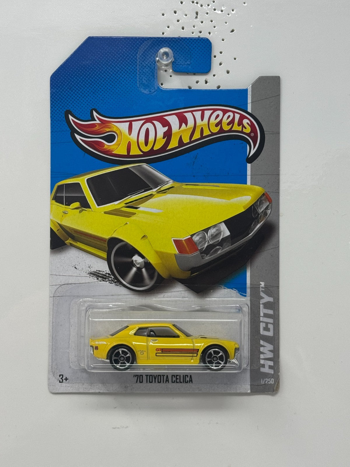Hot Wheels City 1970 Toyota Celica 1:64 Diecast Yellow