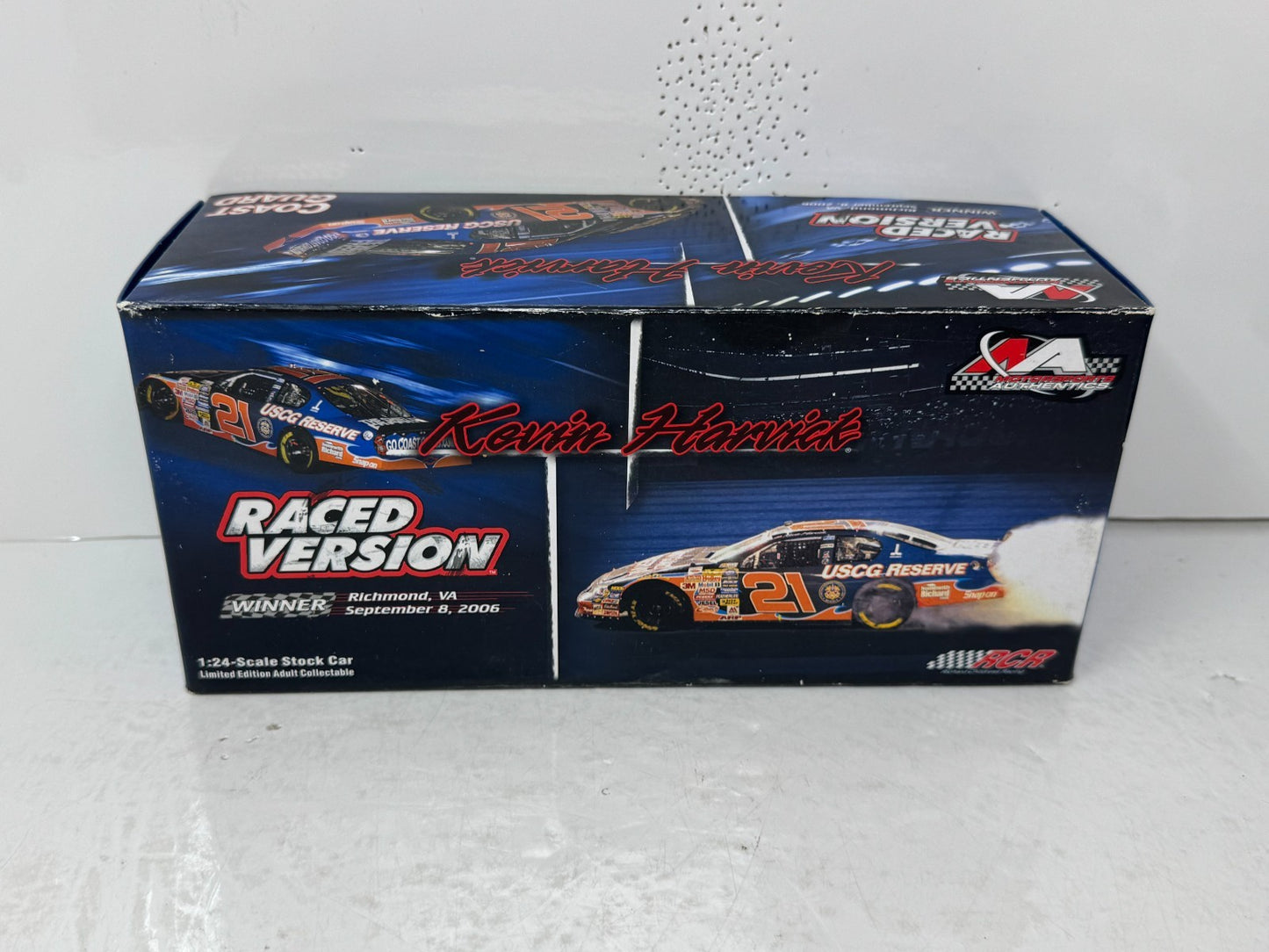 Motorsports Authentics Nascar #21 Kevin Harvick Richmond Win DEALER 1:24 Diecast