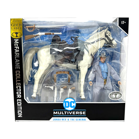 McFarlane DC Multiverse Jonah Hex & The General Gold Label Figure Set