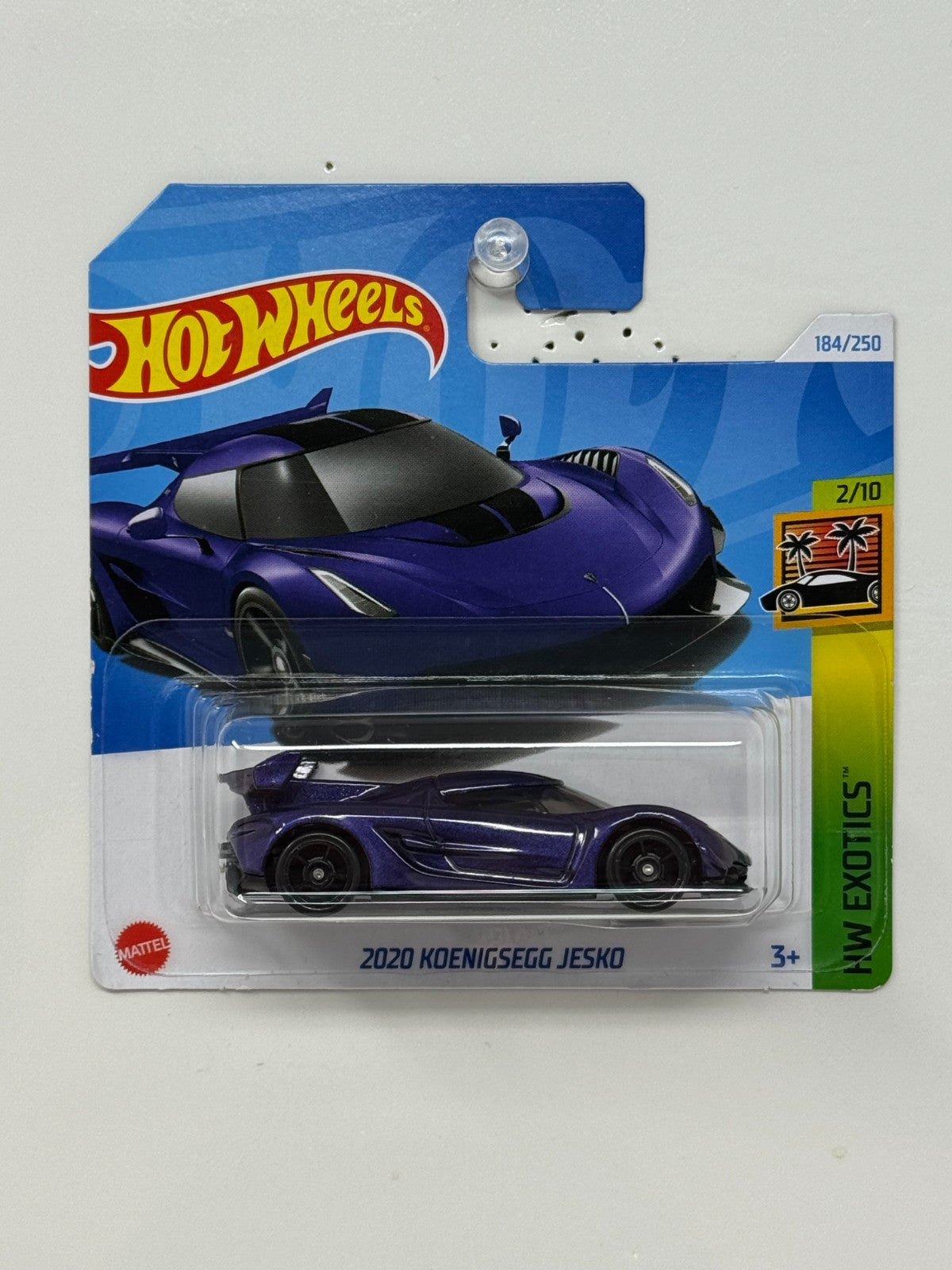 Hot Wheels Exotics 2020 Koenigsegg Jesko 1:64 Diecast Short Card