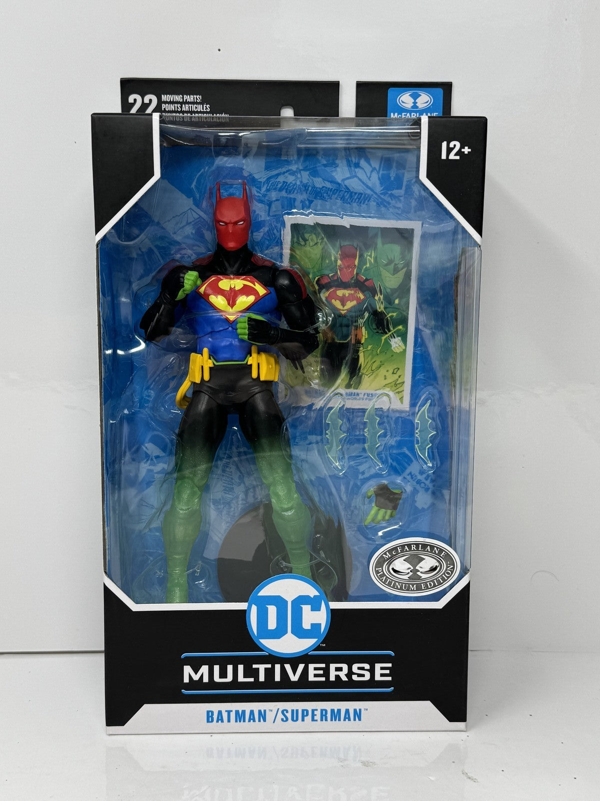 McFarlane DC Multiverse Batman-Superman Fusion Platinum Edition Action Figure