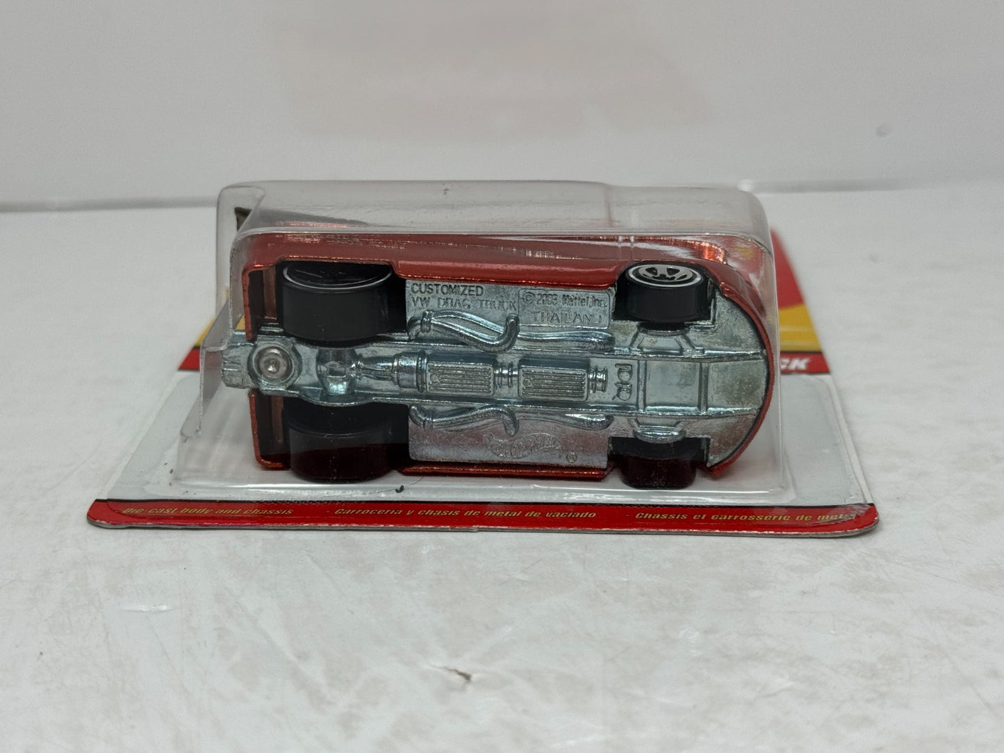 Hot Wheels Classics Customized Volkswagen Drag Truck Red White 1:64 Diecast