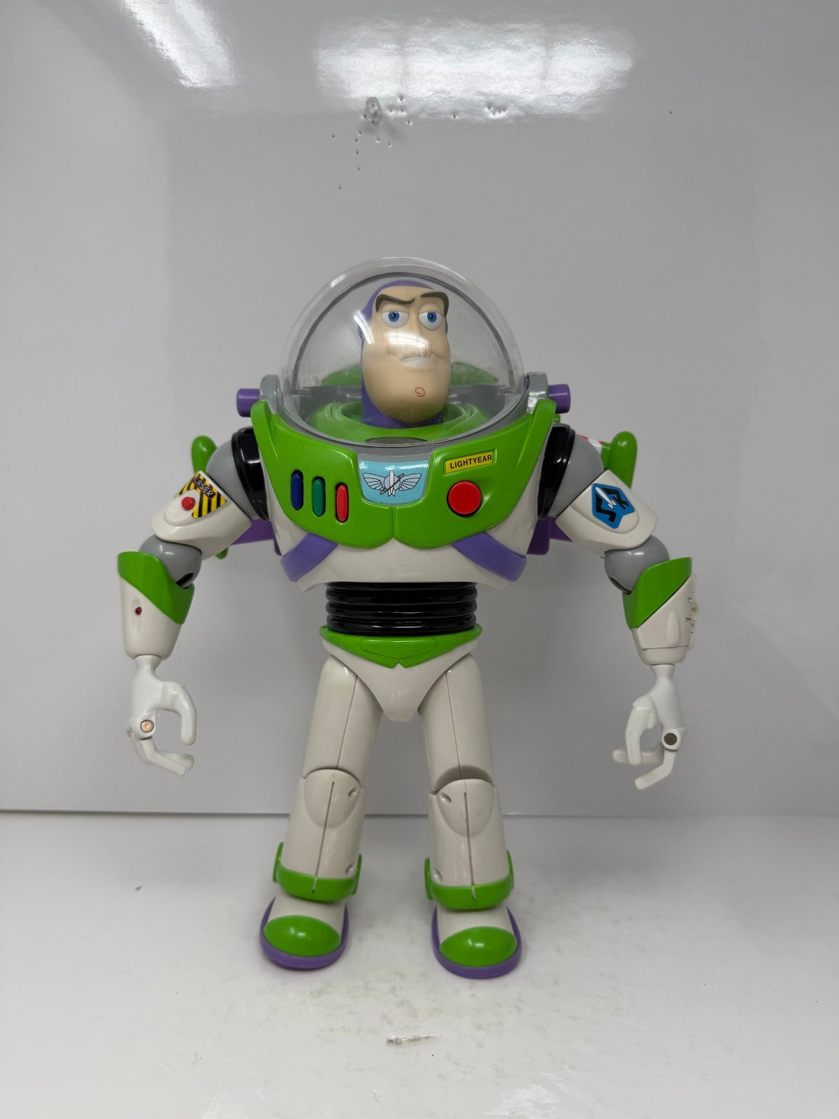 Vintage 1999 Mattel Toy Story 2 Buzz Lightyear Flight Control Talking Action Fig