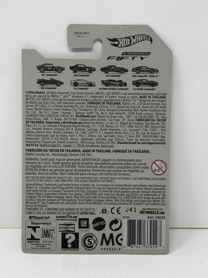 Hot Wheels Camaro Fifty 1985 Chevrolet Camaro IROC-Z 1:64 Diecast Silver