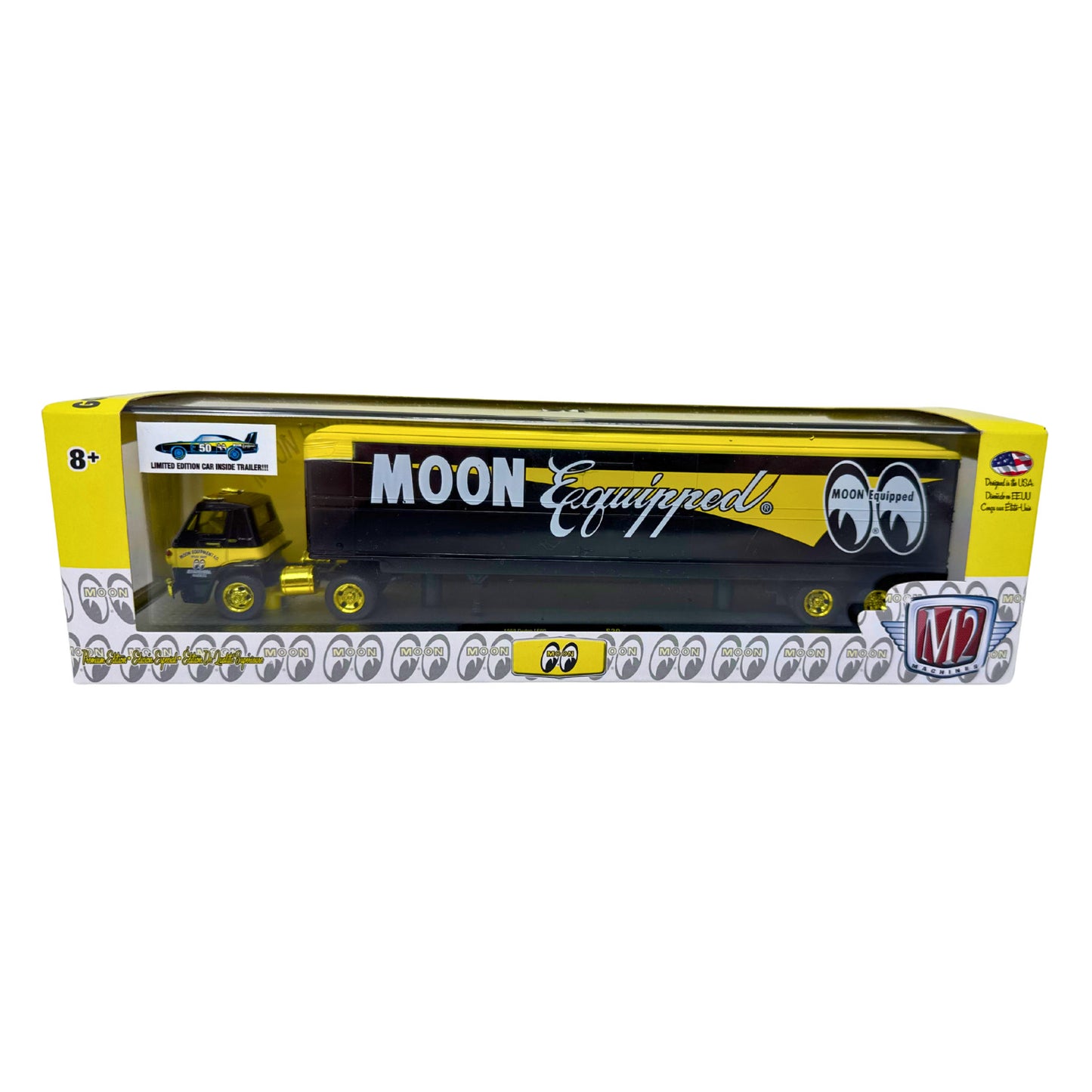 M2 Machines Dodge L600 & 1969 Dodge Charger Daytona Mooneyes CHASE 1:64 Diecast