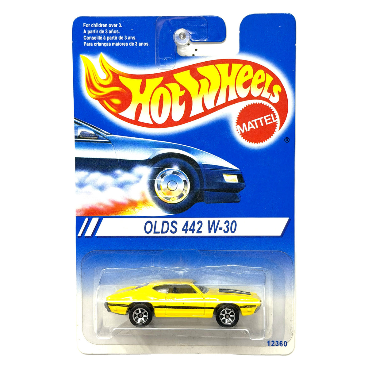 Hot Wheels Oldsmobile 442 W-30 1:64 Diecast Yellow V1