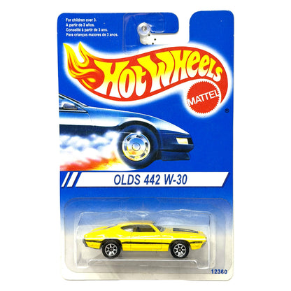 Hot Wheels Oldsmobile 442 W-30 1:64 Diecast Yellow V1