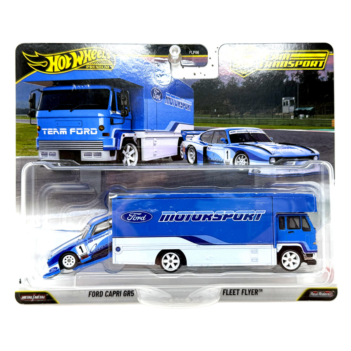 Hot Wheels Premium Team Transport #88 Ford Capri Gr.5 Fleet Flyer 1:64 Diecast