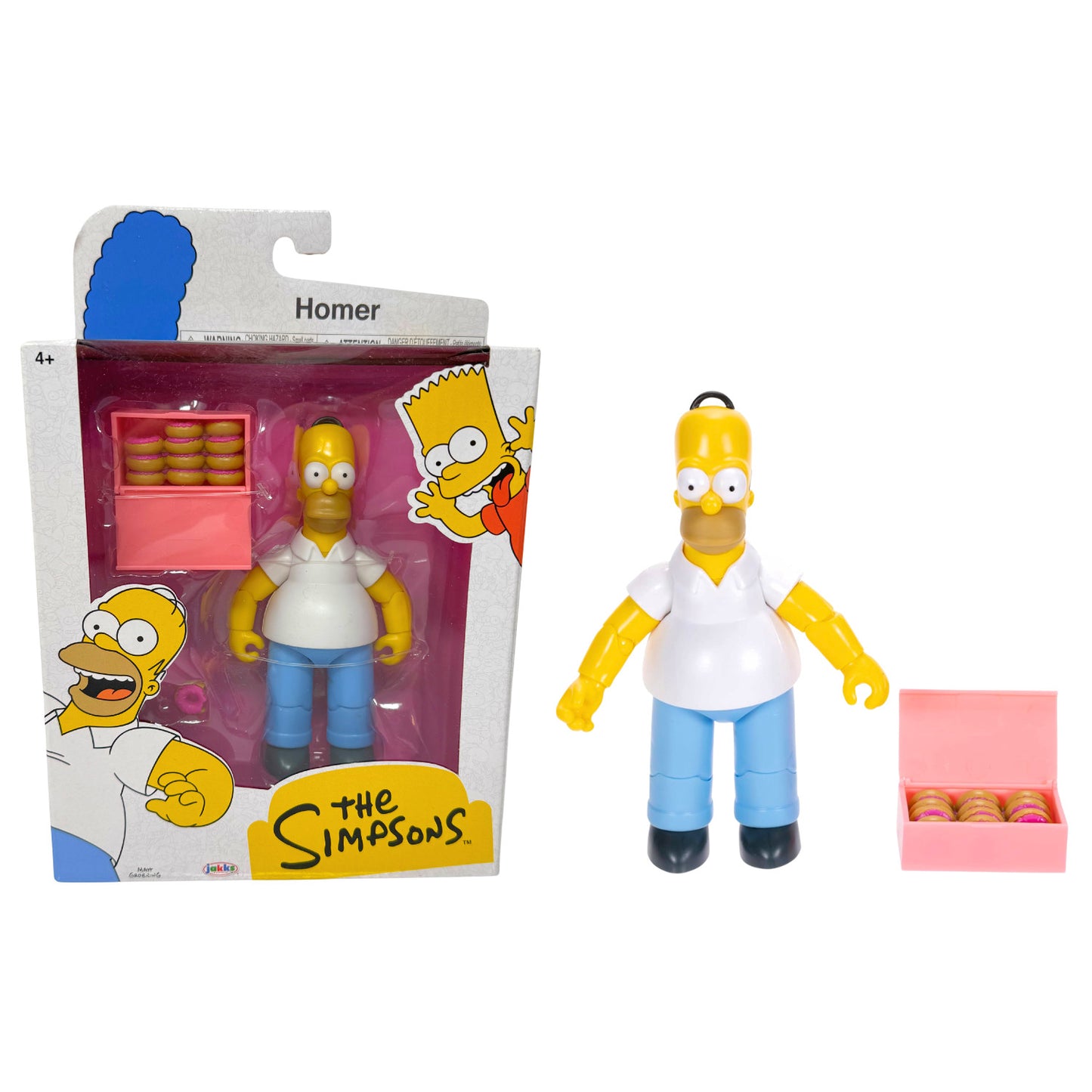 Jakks Pacific The Simpsons Homer with Donut Stand Action Figure