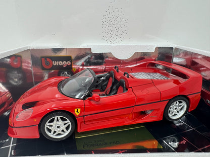 Bburago 1995 Ferrari F50 1:18 Diecast Gold Collection