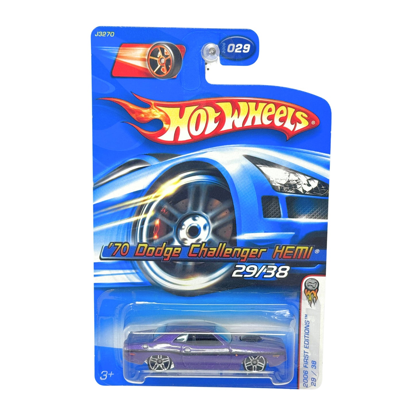 Hot Wheels First Editions 1970 Dodge Challenger HEMI 1:64 Diecast Purple