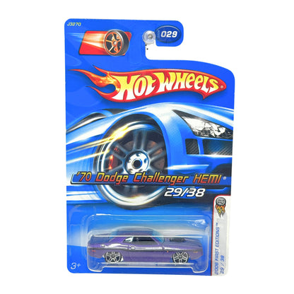 Hot Wheels First Editions 1970 Dodge Challenger HEMI 1:64 Diecast Purple