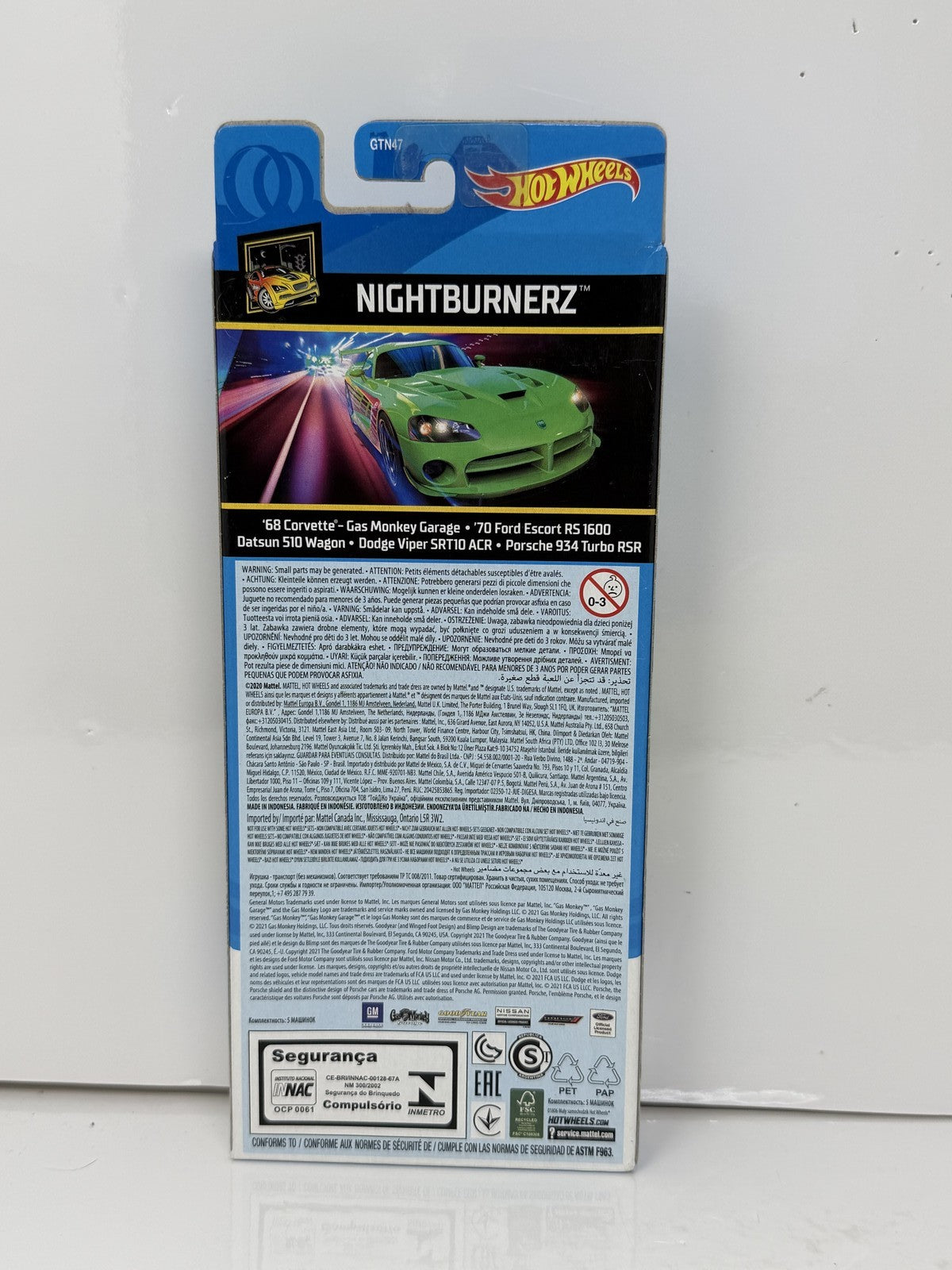 Hot Wheels Nightburnerz 5-Car Gift Pack 1:64 Diecast