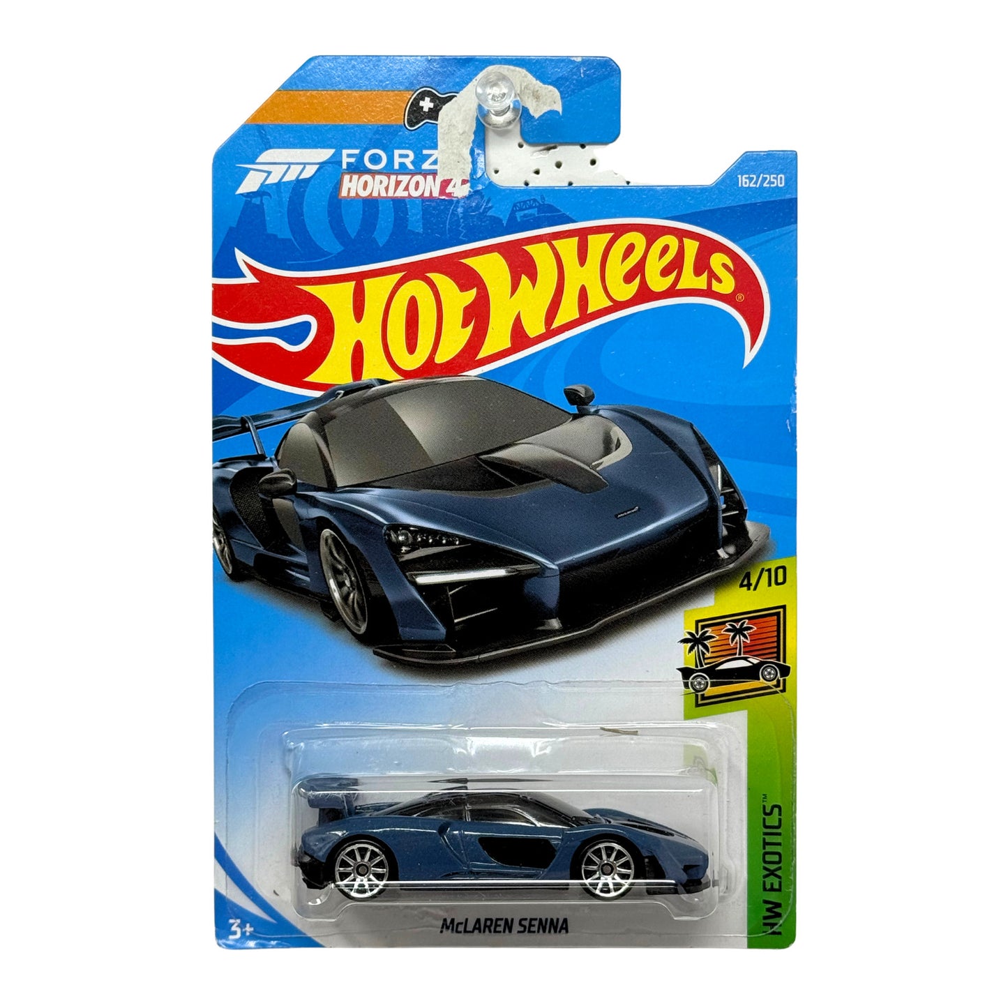 Hot Wheels Exotics McLaren Senna Forza Horizon 4 1:64 Diecast Blue