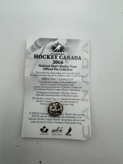 2006 Team Canada Dany Heatley IIHF Hockey Lapel Pin