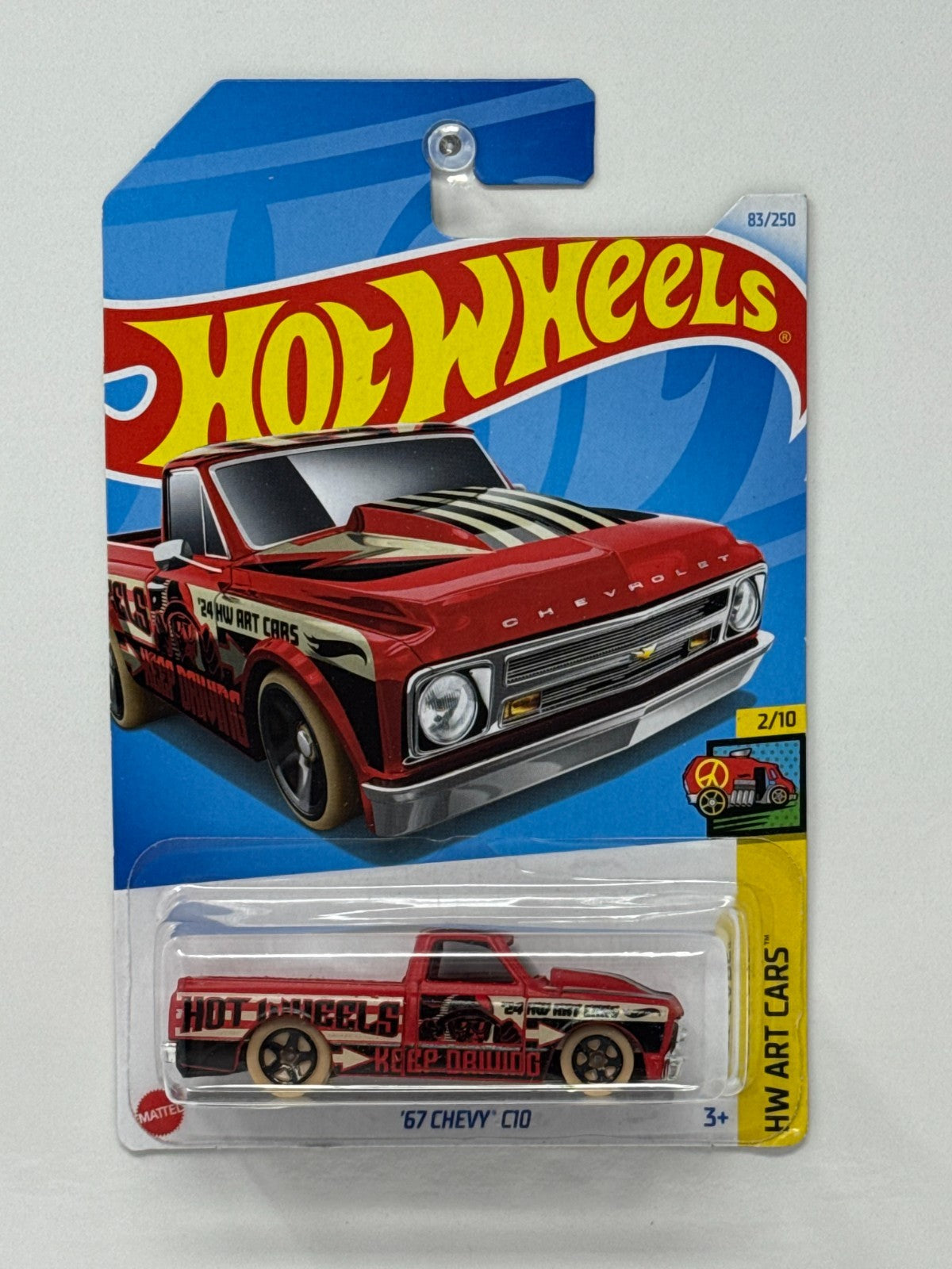 Hot Wheels HW Art Cars 1967 Chevy C10 1:64 Diecast