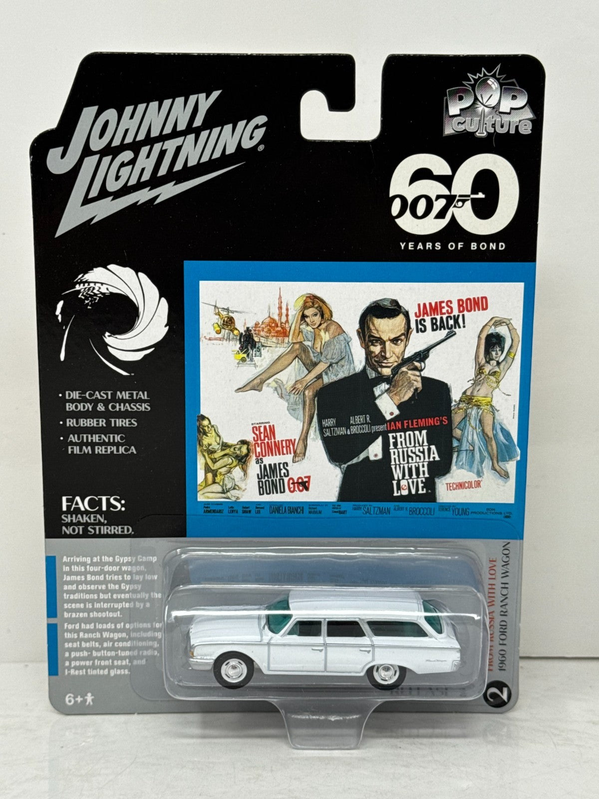 Johnny Lightning 007 James Bond 1960 Ford Ranch Wagon 1:64 Diecast