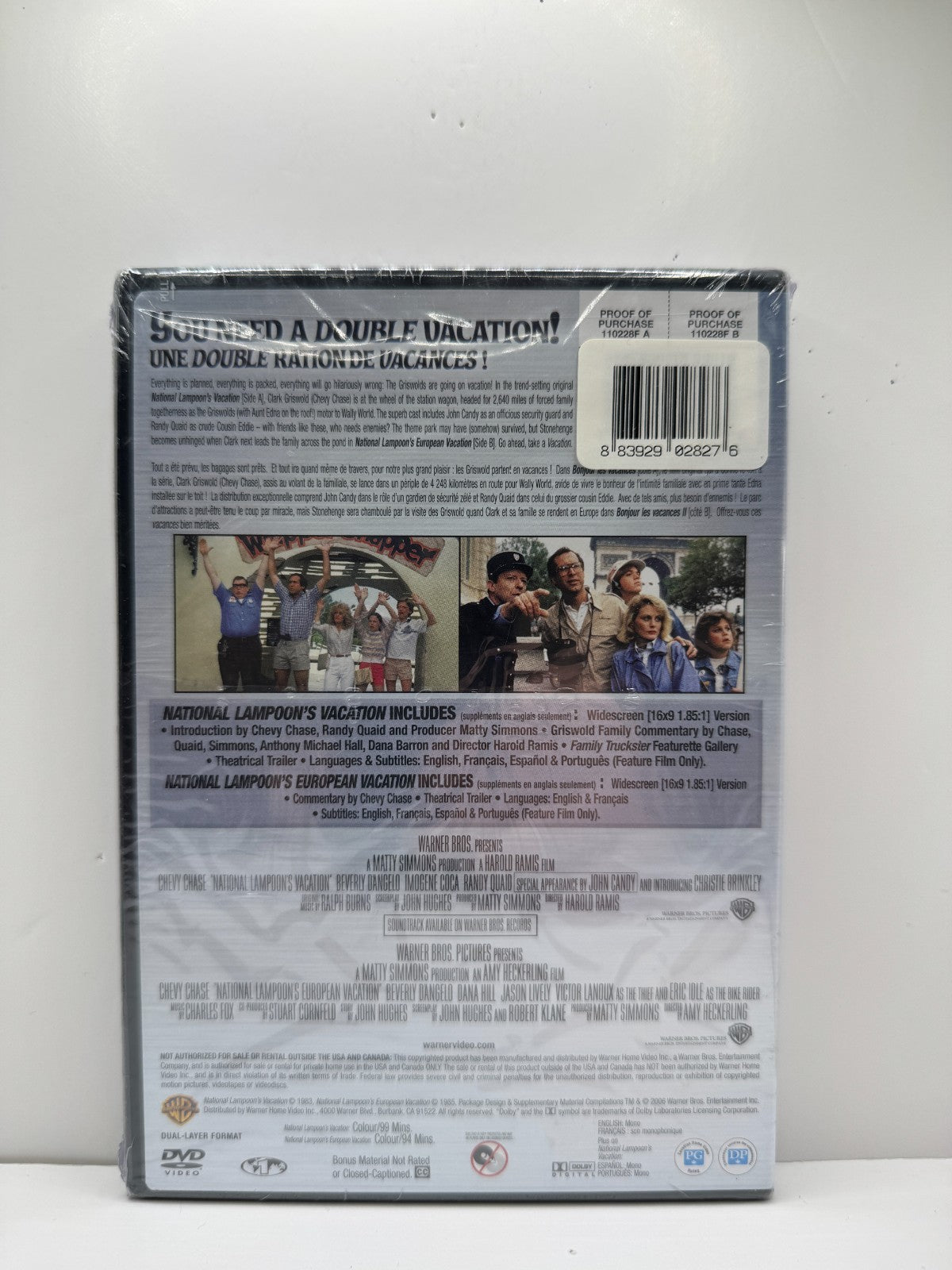 National Lampoon's Vacation Comedy Double Feature (DVD) Chevy Chase