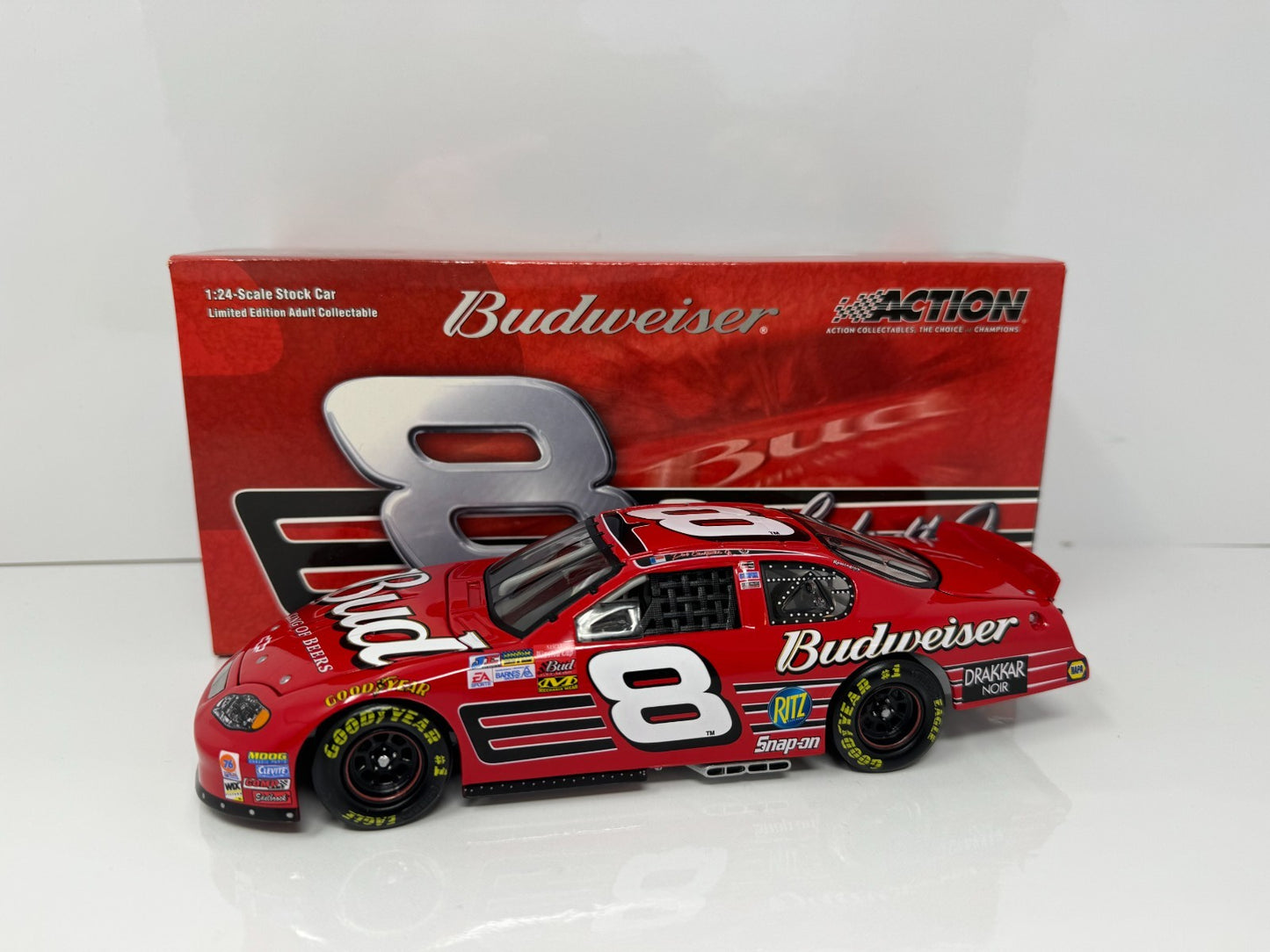 Action NASCAR Dale Earnhardt Jr #8 Budweiser 2003 Monte Carlo 1:24 Diecast