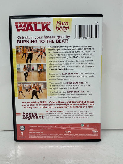 Leslie Sansone: Just Walk - The Burn to the Beat! Walk (DVD) Fitness Good Shape!