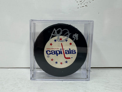 Al Iafrate Washington Capitals Signed NHL Autograph Puck Silver Auto
