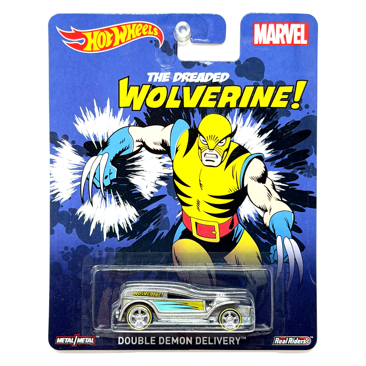 Hot Wheels Marvel Wolverine Double Demon Delivery 1:64 Real Riders