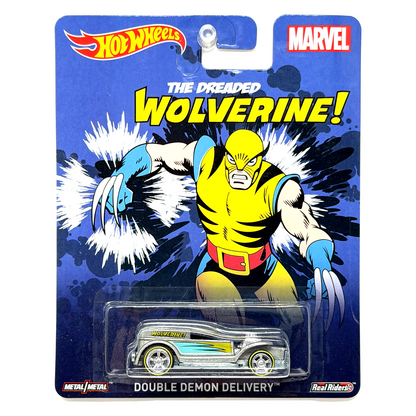 Hot Wheels Marvel Wolverine Double Demon Delivery 1:64 Real Riders