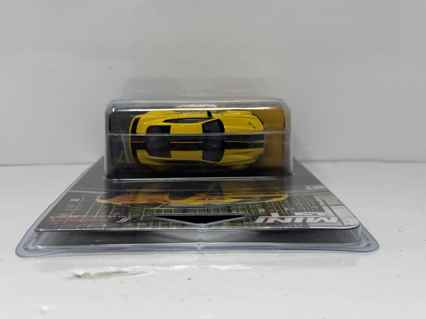 Mini GT IMSA LB-WORKS Ford Mustang Triple Yellow 1:64 Diecast
