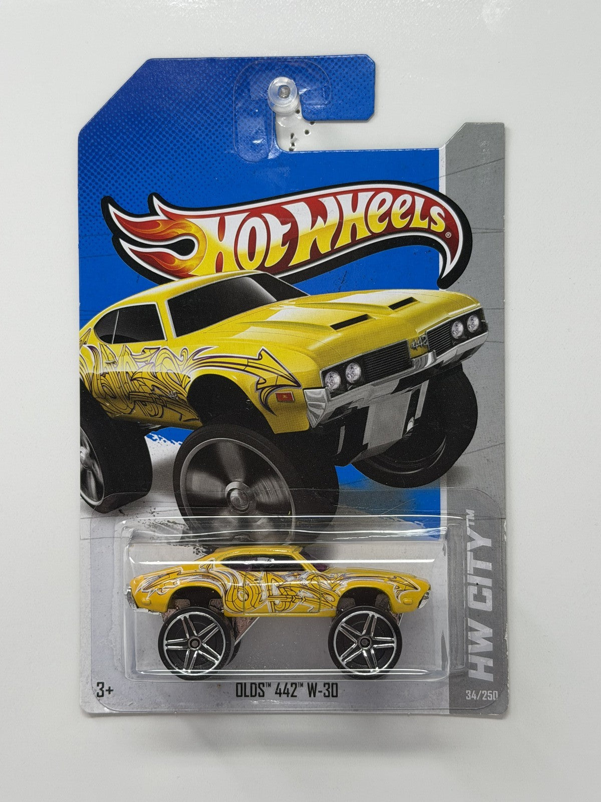 Hot Wheels HW City Oldsmobile 442 W-30 1:64 Diecast Yellow
