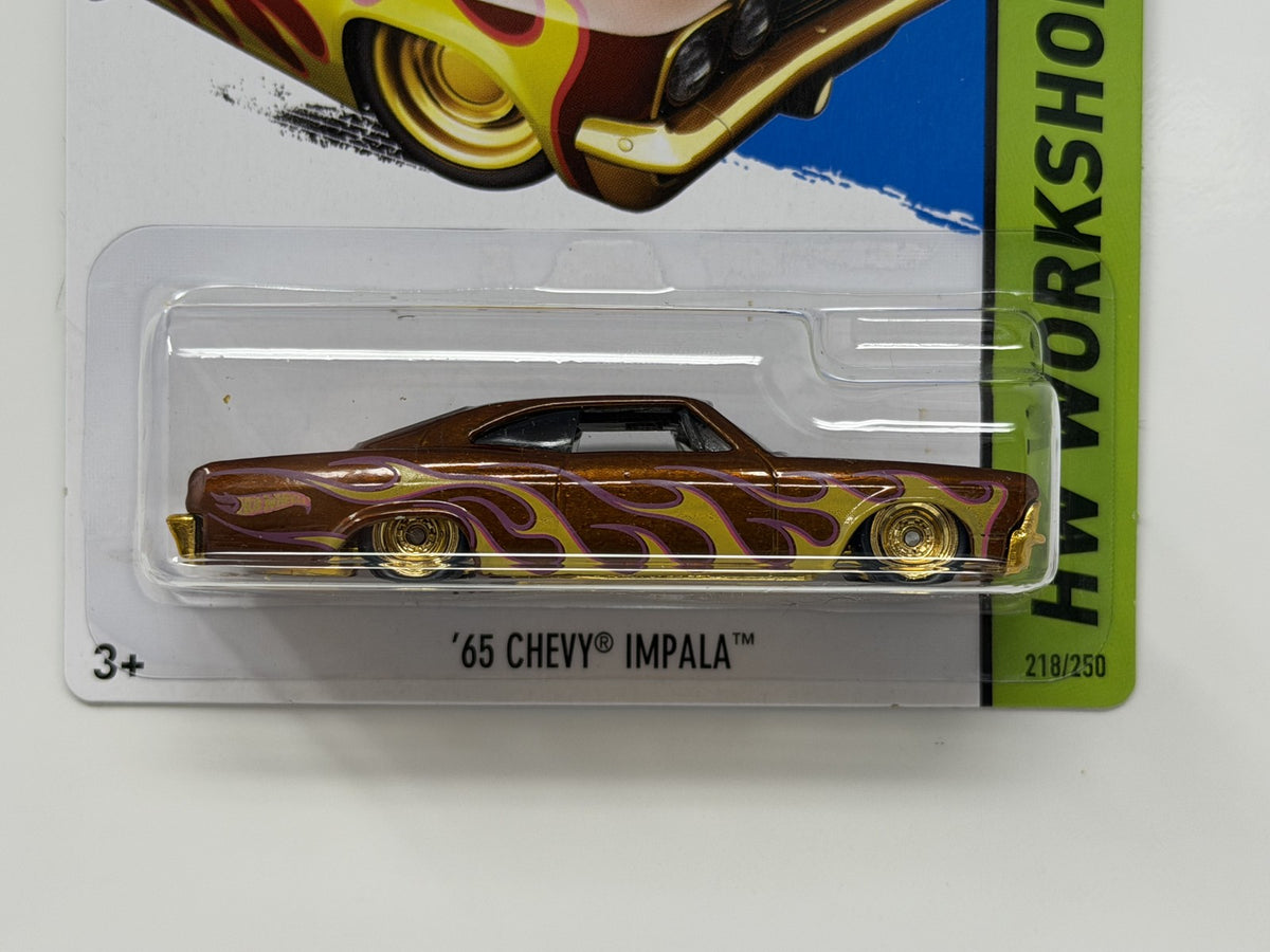 Hot Wheels Super Treasure Hunt 1965 Chevy Impala Heat Fleet 1:64 Diecast STH