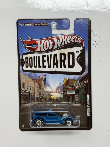 Hot Wheels Boulevard Double Demon 1:64 Diecast Real Riders