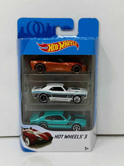 Hot Wheels 3-Pack Car Gift Set 1:64 Diecast