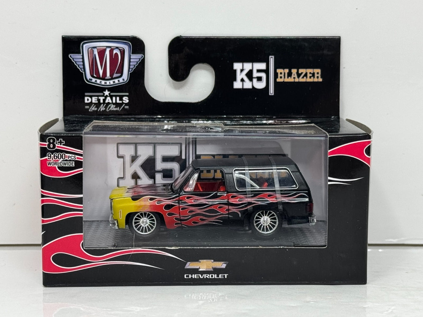 M2 Machines Flames 1973 Chevrolet K5 Blazer 1:64 Diecast