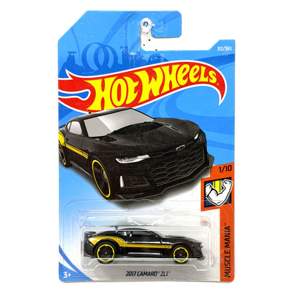 Hot Wheels Muscle Mania 2017 Chevrolet Camaro ZL1 1:64 Diecast Black